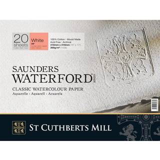 St Cuthberts Mill Saunders Waterford HP+ Skitsebog 41 x 31 cm 300 g White