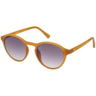 Guess Mand GU00062 43B Solbriller Injiceret Orange Grå Rund Normal Skygge