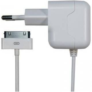 Bandridge 230V Apple 30-pin Charger w/MFI chip. 1m. White
