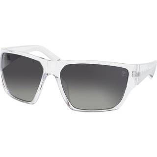 Timberland TB9289 Polarized 26D 66 Solbriller Mænd Hvid - Transparent White - 66mm