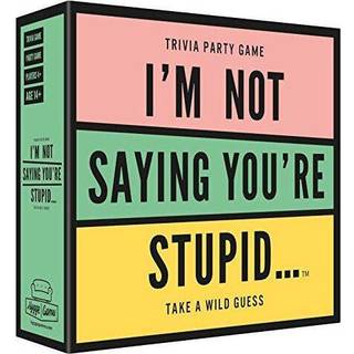 Hygge -spil Jeg siger ikke, at du er dumt trivia -festspil 5.7 x 5,7 x 1,8 """"