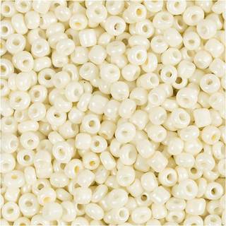 Rocaiperler 3 mm, Perlemor, 25g - Smykkefremstilling