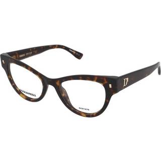 Dsquared2 D2 0070 086 49 Briller Kvinder Tortoiseshell - Dark Tortoise - 49mm