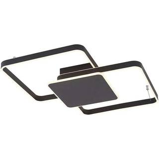Lucande Kadira LED-loftlampe, 70 cm, sort