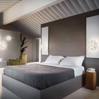 SLAMP La Vie Væg/Loftlampe Mini Hvid