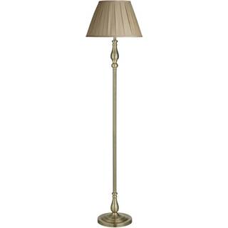 Flemish gulvlampe, med foldet skærm