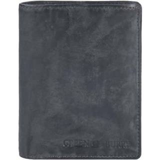 Geldbörse Leder 9x12cm "Vintage Washed" anthrazit 2921-20 | Greenburry.de