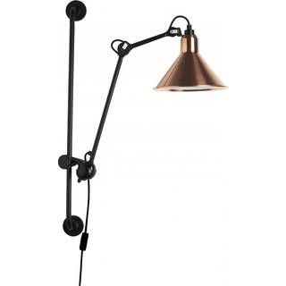 Lampe Gras - Væglampe - 210-C - Rå Kobber/Hvid - DCW éditions Paris