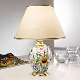 Austrolux bordlampe Giardino Panse 25 cm keramik guldbelagt