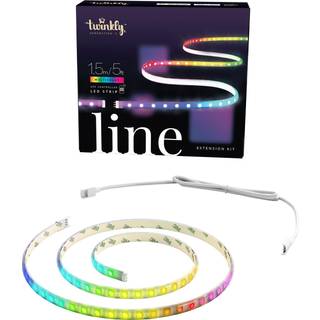Twinkly 100L RGB light Line, Forlænger 1,5m (hvid), Bluetooth + WiFi, Generation II