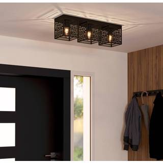 EGLO Piedritas Loft 3Xe27 730X180 Sort