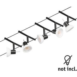 Paulmann Wire Sheela wiresystem, 5 lk., 5 m, sort