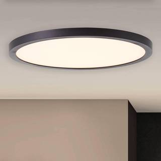 LED-loftlampe, sort, Ø 25 cm