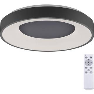 Moderne loftslampe mørkegrå inkl. LED 3-trins dæmpbar - Steffie