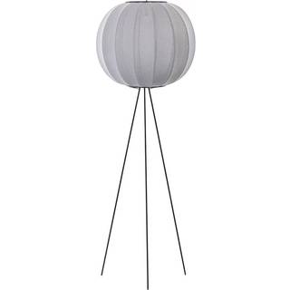 Made By Hand  Knit-Wit 60 Round Gulvlampe Høj - Made By Hand Silver