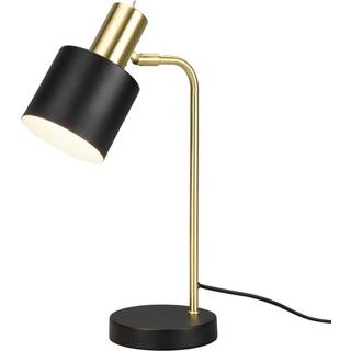 Adam bordlampe, sort/guld, 1 lyskilde