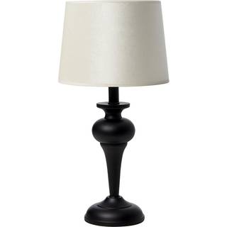 Silke Bordlampe Lille - OffWhite Velour Skærm - Nielsen Light
