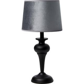 Silke Bordlampe Lille - Grå Velour Skærm - Nielsen Light