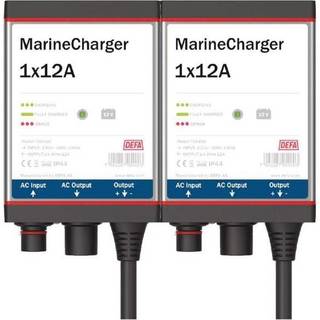 DEFA marinecharger 12v 2x12a fast mont.
