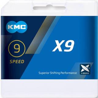 Kæde KMC X9 Værksted 50 m 9-gear med 40 stk kædelåse