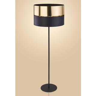 Gulvlampe Hilton, sort/guld
