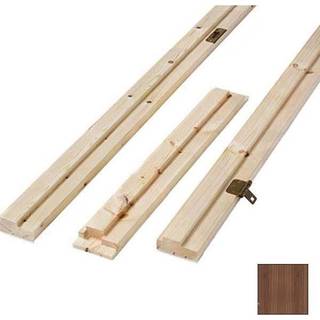 Valnød fineret karmsæt 100mm med tætteliste inotet, excl. bundstykke, 108,6 X 208,9 - M11X21
