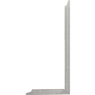 Tømrervinkel 1000x380x35 mm med dobb. skala og opmærk. huller
