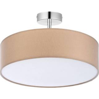 Loftlampe Rondo med afstand, creme Ø 60cm