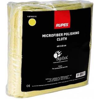 Microfiber cloth 40x40cm 10 stk. yellow