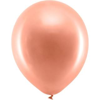 10 stk. Perleballoner rose guld 12" – Perfekt til fest og helium brug