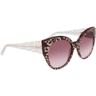Bebe BB7231 610 55 Solbriller Kvinder Burgunder - Burgundy Animal Print - 55mm