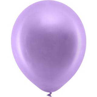10 stk. Latexballoner metallic lilla 12" – Perfekt til helium og festlig dekoration