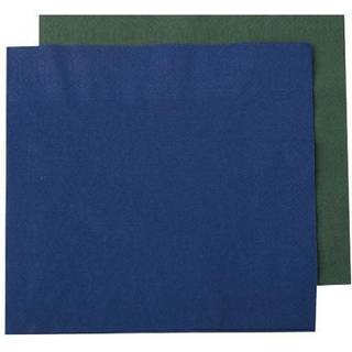 Gastro frokostserviet 3-lags 1/4 fold 33x33cm nyfiber mørkegrøn