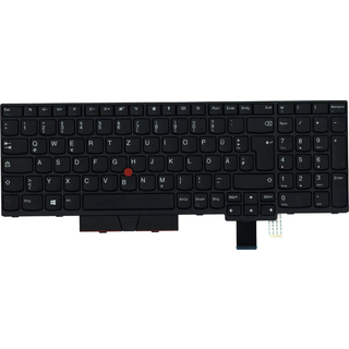 Lenovo Chicony - Bærbar tastatur - til udskiftning - Tysk - Sort