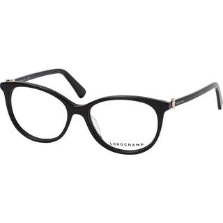LONGCHAMP Unisex LO2684 001 Optiske stel Plast Sort Firkantet