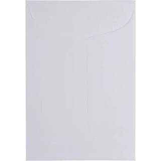 Jampapir 1 t?rkl?de ?ben ende katalog konvolutter - 4 5/8 x 6 3/4 - hvid - 50/pakke