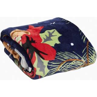 Vera Bradley Women's Fleece Plush Throw Tæppe Unicorn 80 X 50