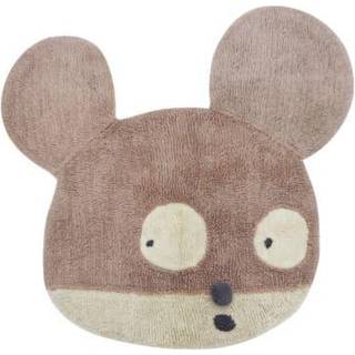 Lorena Canals Woolable Gulvtæppe Miss_Mighty Mouse, Rose