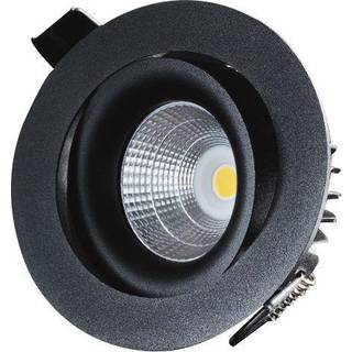 Designlight P-1602530B Downlight sort, 3000 K