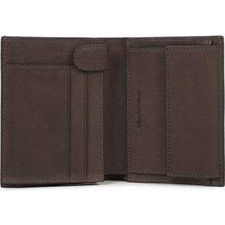 Piquadro Black Square RFID Pung mørkebrun