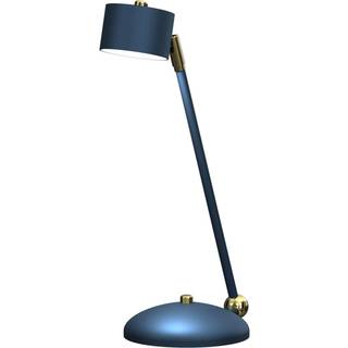 Bordlampe Arena i blå og guld