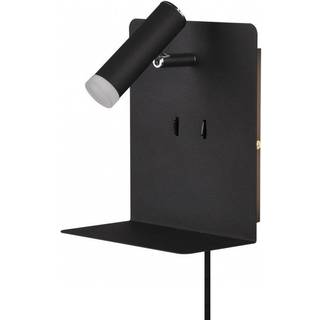 Element LED-væglampe med hylde, mat hvid