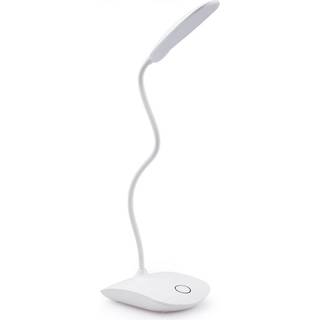 LED bordlampe drejbar, dæmpbar, batteridrevet Hvid