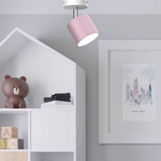 Cloudy loftspot, 1 lyskilde, rosa