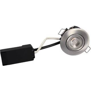 Scan Products D.T. Luna LP 230V Dæmpbar Flimmerfri 6.2W 3000K Ra95 IP44 Børstet Alu Rund.