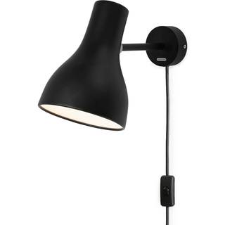 Anglepoise Type 75 Væglampe Med Kabel Jet Black