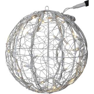 Star Trading 466-97-1 System LED 35Cm Kugle, hvid ➞ På lager - klar til levering