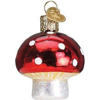 Old World Christmas Glass Blown Ornament Lucky Mushroom (28118)