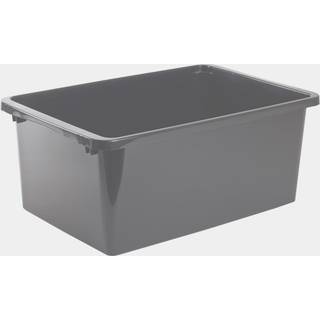 Opbevaringskasse Nordiska Plast Store It ECO, grå, 590 x 395 x 245 mm, 40 liter