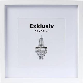 Ramme Exklusiv Hvid 12x12 cm